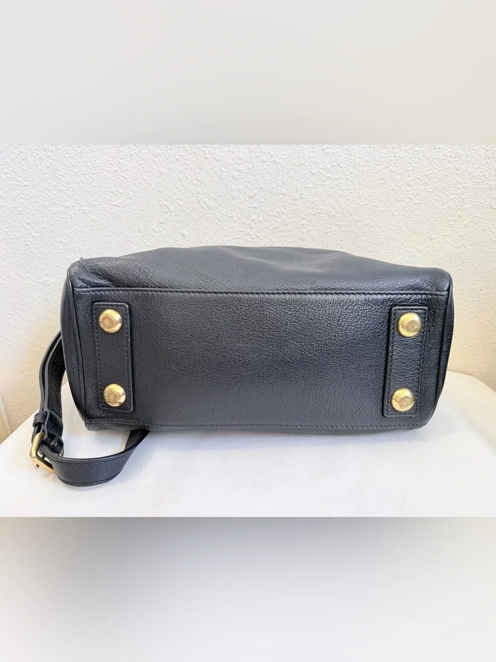 Marc by Marc Jacobs Too Hot To Handle Satchel Black Leather Crossbody Bag